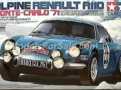 Tamiya Alpine Renault A-110 Montecarlo '71 b