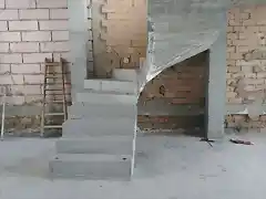 escalera en obra