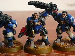 Foto de grupo de los Neófitos Ultramarines. Foto de grupo de los Neófitos Ultramarines.