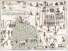 1704_Gemelli_Map_of_the_Aztec_Migration_from_Aztlan_to_Chapultapec