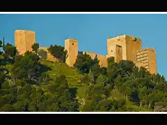 286 - EL CASTILLO DE JAEN A LA SALIDA DEL SOL