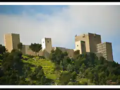 289 - EL CASTILLO DE JAEN A LA CAIDA DE LA TARDE