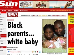Padres Negros nia rubia