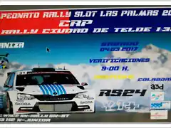 cartel rally ciudad de telde