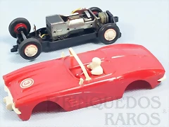 Corvette rojo chasis tornillo sin fin Corvette rojo chasis tornillo sin fin