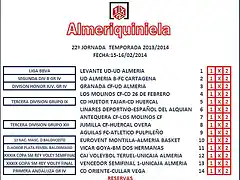 Almeriquiniela 2013-2014 J22