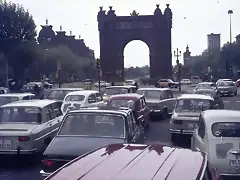 Barcelona P? Lluis Companys Arco del Triunfo 1972