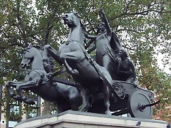 estatua-boudica-hijas, por Thomas Thornycroft en Londres