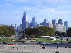 Philadelphia desde el museo de Rocky