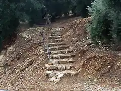 escaleras en la morena