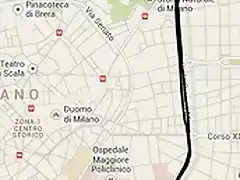 MAPA MILAN