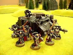 Warhammer 40000 Razorback Templarios Negros