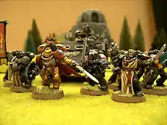 Warhammer 40000 Escuadra Mando Templarios Negros