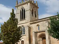 Burgos VILLADIEGO (BURGOS) IGLESIA DE SAN LORENZO.ORIGINARIAMENTE ROMANICA .REHECHA EN GOTICO EL S.XIV