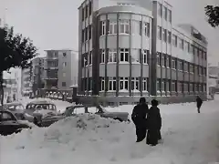 Barcelona nevada 1962 c. Cardenal Tedeschini Escola Arrels