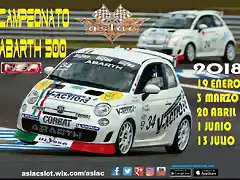 cartel copa abarth 500 nsr 2018