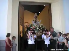 Salida de la Procesin de la Virgen del Carmen