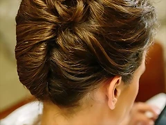Recogidos Italianos para Bodas Bronde con reflejos Recogidos Italianos para Bodas Bronde con reflejos