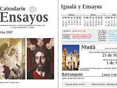 Calendario Ensayos Santa Cena Almeria 2017