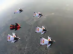 En formacin Red Bull Air Force