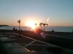 atardecer  en el malecon