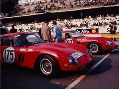 Ferrari 250 GTO -  TdF'63 - Lorenzo Bandini-Fernand Tavano & Lucien Bianchi-Carlo Mario Abate - Spa