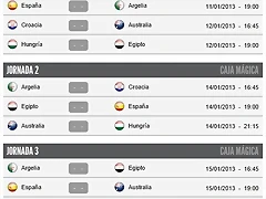 CALENDARIO GRUPO D