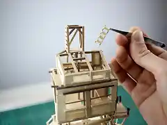 TreeHouse Models Diorama Pirate Watchtower (7)