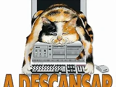 a descansar gatito e PC200 a descansar gatito e PC200
