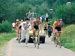 GIRO91,ALOCCHIO,FONTANELLI,JON VAN DER PAS,MORTIROLO