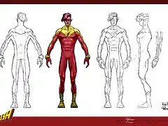 the_kid_flash_turnarounds_by_roger_robinson-d3cjfeg