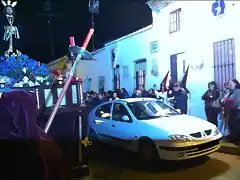 Semana Santa 2011-coche en la calle