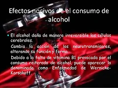 EFECTOS NOCIVOS DEL ALCOHOL EFECTOS NOCIVOS DEL ALCOHOL