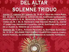 Cartel Triduo sacramental(1)