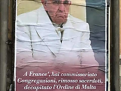 EL CARTEL DEL PAPA PROTESTANDO EL CARTEL DEL PAPA PROTESTANDO