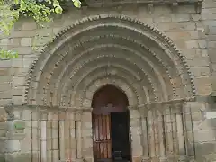 PALENCIA,PORTADA IGLESIA ROMANICA DE SAN JUAN BAUTISTA,PORTADA