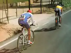 1994 - Vuelta. Rominger doblando a Zarrabeitia