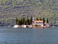 Montenegro. Isla en la Bahía de Kotor