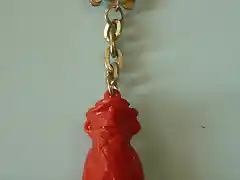 Llavero Carpanta plstico rojo