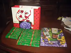 todos los regalitos antes de abrir