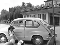 Belgrad - Schwimmbad an der Ada Ciganlija  , 1961