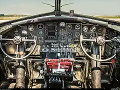 Cabina de un B-17