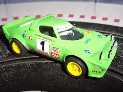 Lancia Stratos Alitalia Montecarlo 1977   Altaya SCALEXTRIC