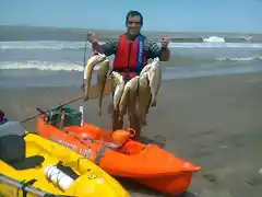 Ariel corvinas kayak