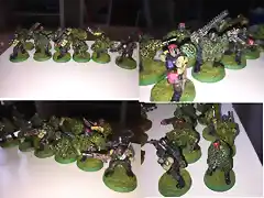 Veteranos con camuflaje y plasma