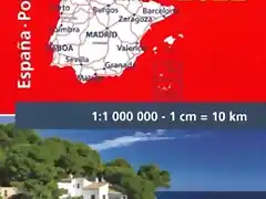 mapa de carreteras y turistico michelin espa?a y portugal
