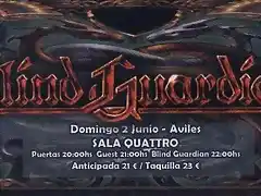 Entrada Blind Guardian.