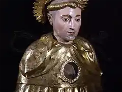 Busto Relicario San Telmo Catedral de Tuy