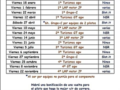 Calendario La Sagrera