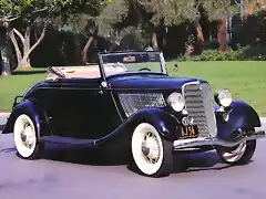 1933 Ford Cabriolet Black 1